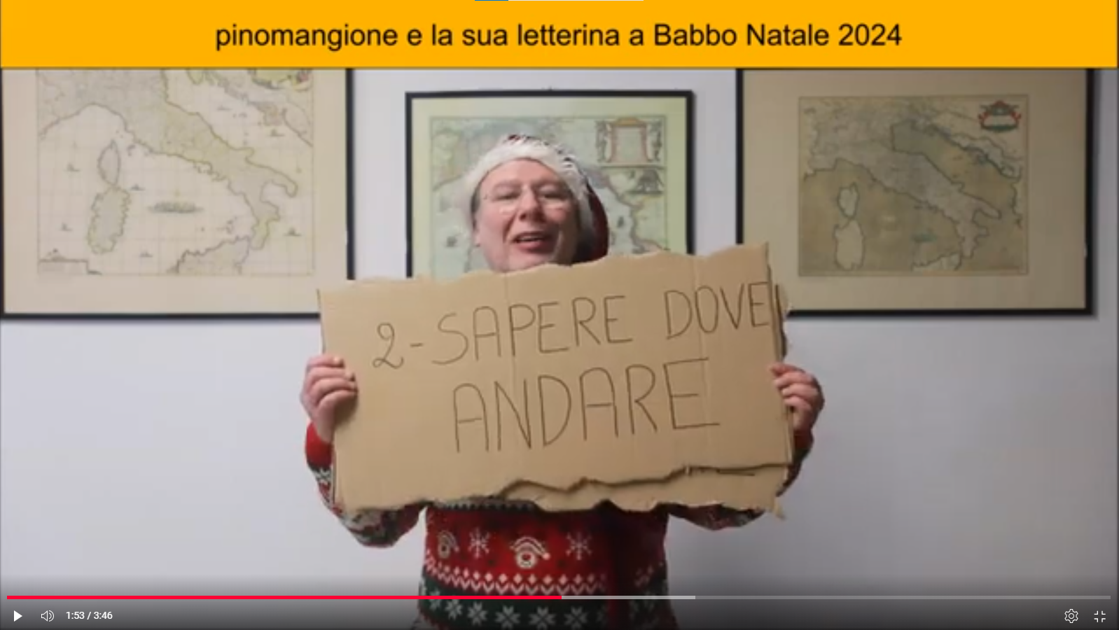 Anteprima del video di auguri di Natale 2024 con tre passi per conquistare la serenità