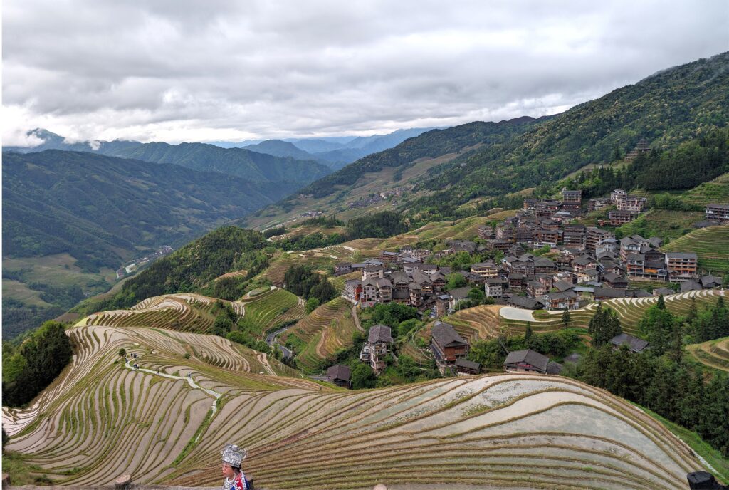 Risaie terrazzate di Longji durante un viaggio fotografico in Cina